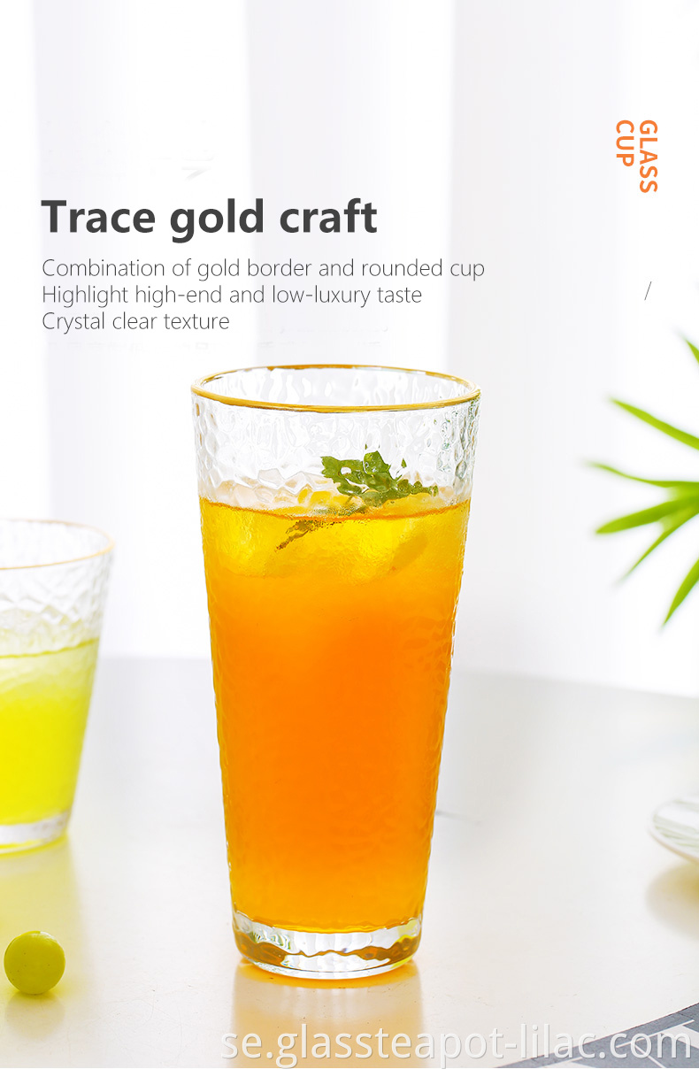 Syren GRATIS prov 300ml/340ml/420ml återanvändbar märkesjapan liten/stor klart glas boba frukt/lemonad/kaffe te glaskopp